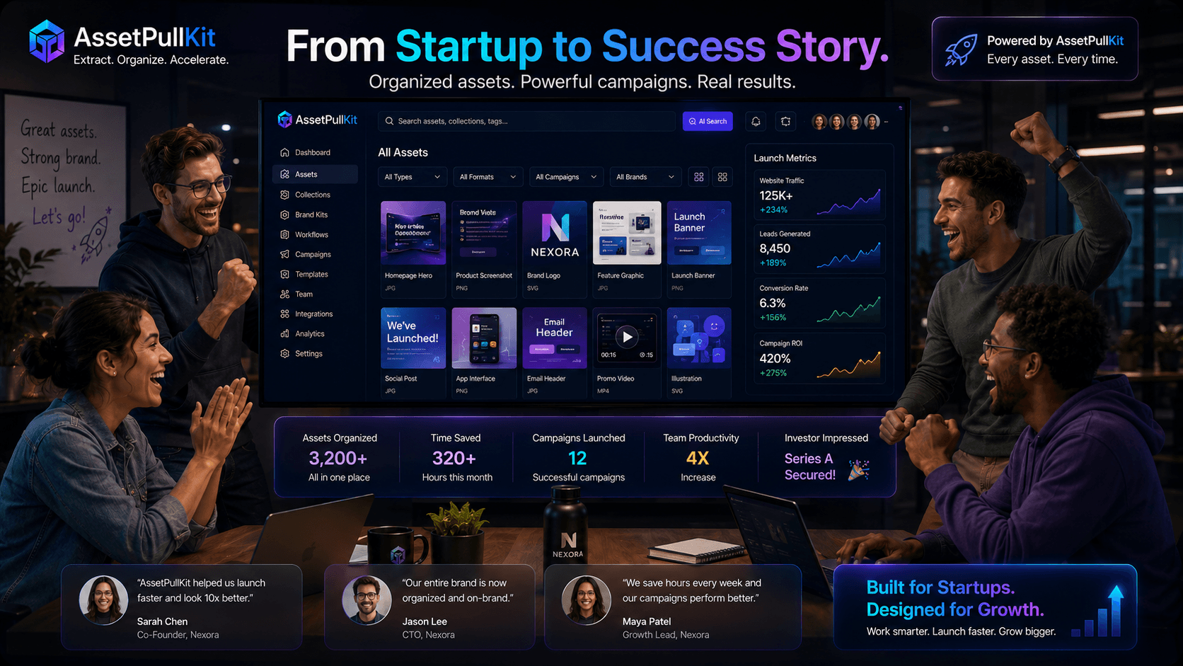Startup Launch Stories: Crediting AssetPullKit for Fast, Organized Asset Delivery