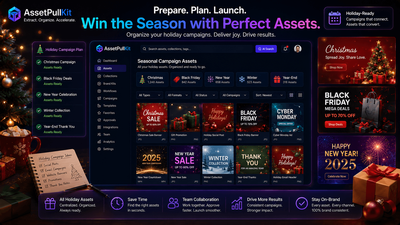 Holiday Campaign Ready: How AssetPullKit Ensures Your Festive Assets Are Always Prepped